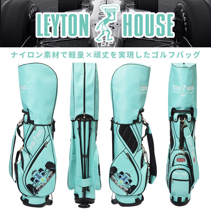 新品★LEYTON HOUSE(レイトンハウス)キャディーバッグ★軽量ナイロンを使用したスタンド型のゴルフバッグ_画像2