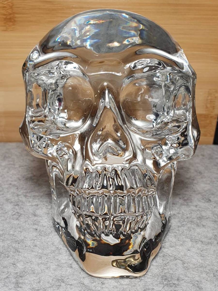 海外　限定品 インディ・ジョーンズ　Crystal Glass Skull 　スカル　骸骨　小道具