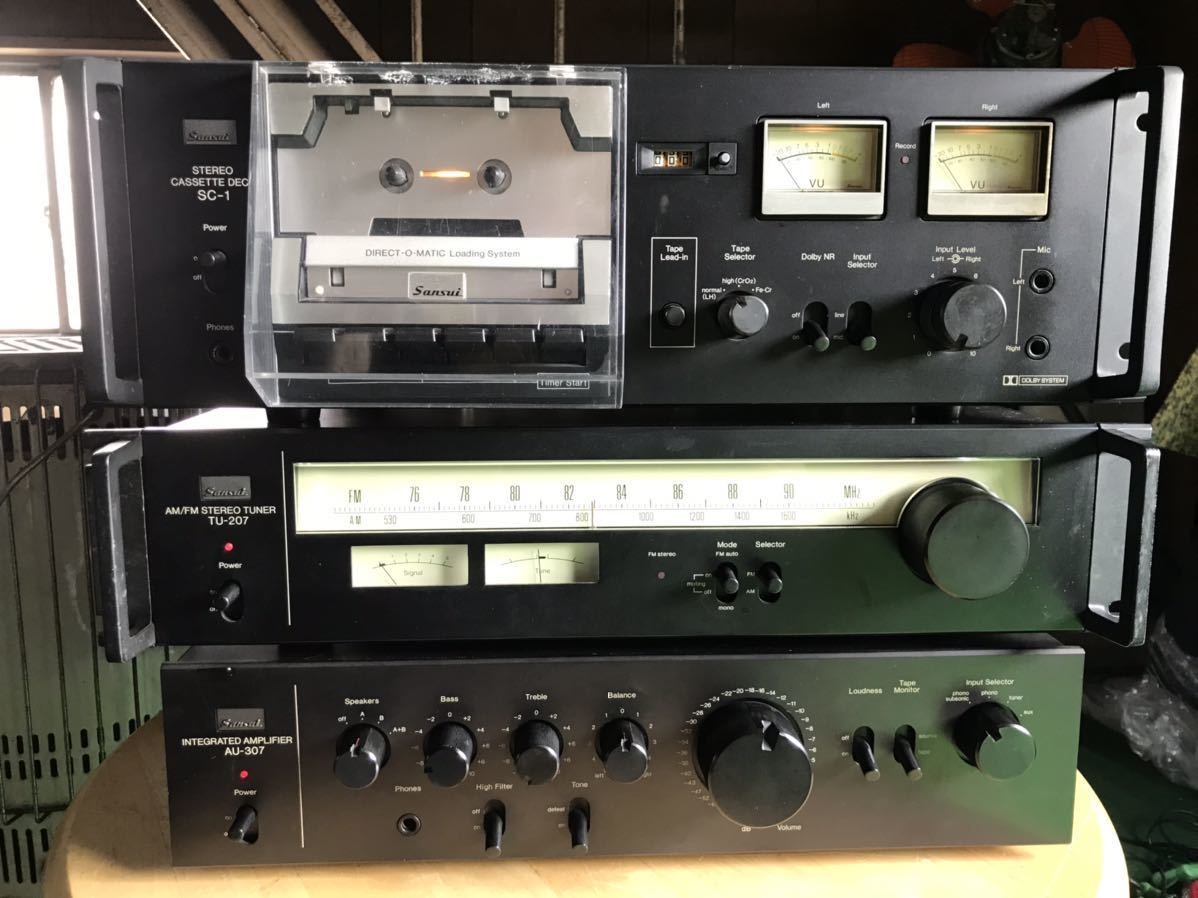 Yahoo!オークション - SANSUI サンスイ AU-307プリメインアンプ TU...