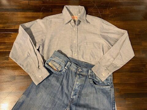 K433 メンズ パンツ DIESEL ディーゼル デニム ジーンズ 加工 ストレート ゆったり 刺繍 / W30 全国一律送料520円_画像5