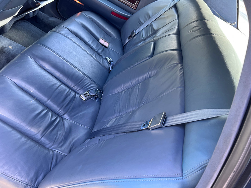 1995 year Cadillac Fleetwood original leather seat rear condition is excellent top and bottom set 