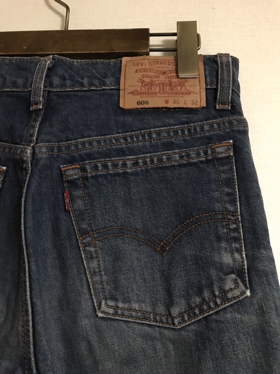 良色タテ落 Levi''s リーバイス 606 スリム テーパード デニム 良色タテ落 Levi''s リーバイス 606 スリム テーパード デニム