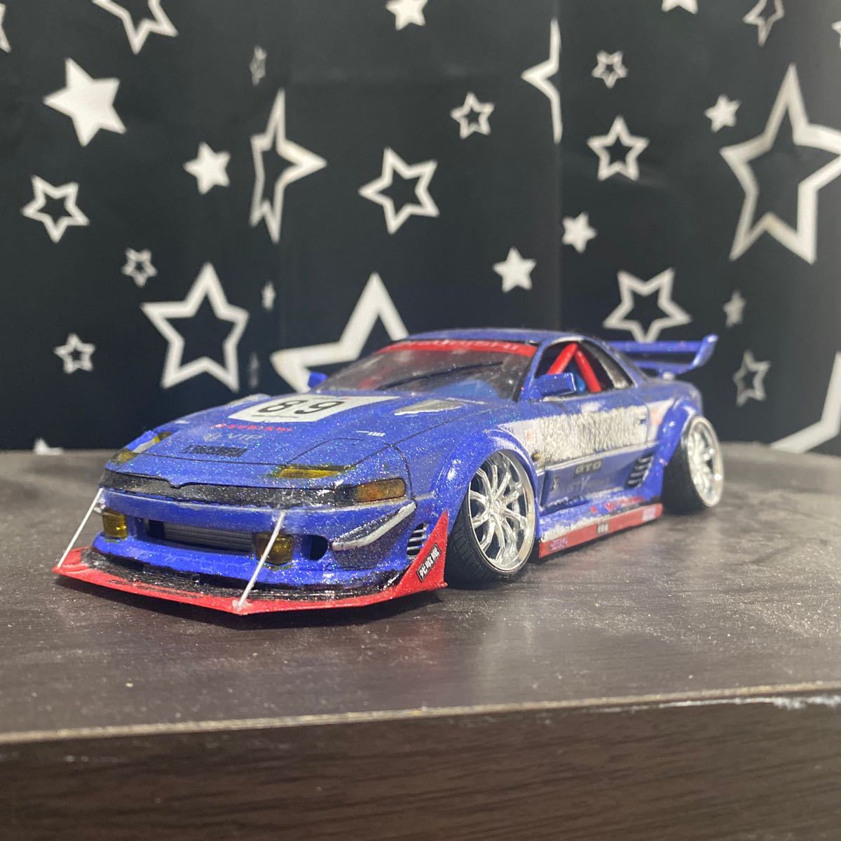 タミヤ  1/24  三菱  GTO 改  3.0GT  湾岸  D1仕様  プラモデル  完成品