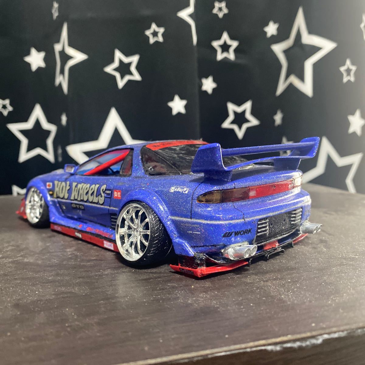 タミヤ  1/24  三菱  GTO 改  3.0GT  湾岸  D1仕様  プラモデル  完成品