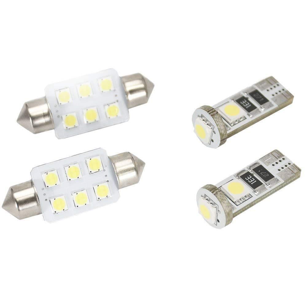 BMW E46 3シリーズCiクーペ 後期 AM/AL/AV/AY SMD LED ポジション&6連ナンバー灯 4個 キャンセラー内蔵 ホワイト_画像1