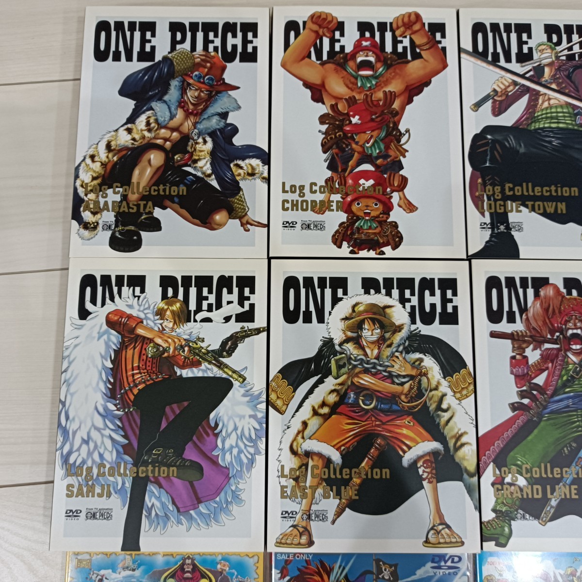 速くおよび自由な 送料無料ワンピース美品DVD12箱セットONEPIECEログ