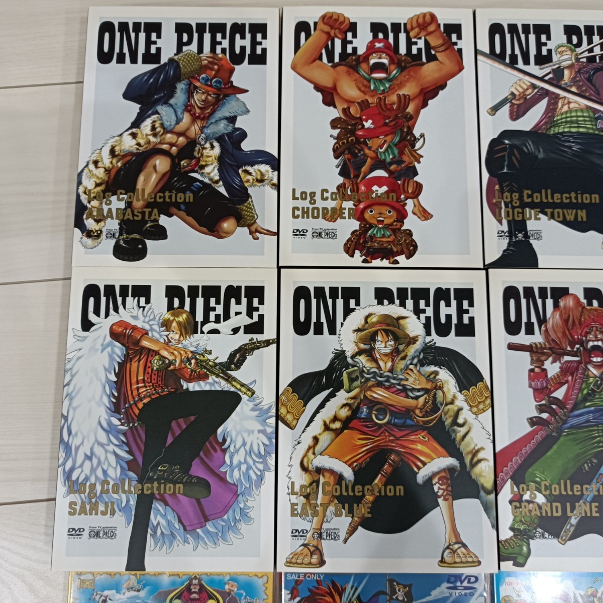 送料無料ワンピース美品DVD12箱セットONEPIECEログコレクション映画 ワンピースログコレクション ワンピースDVD