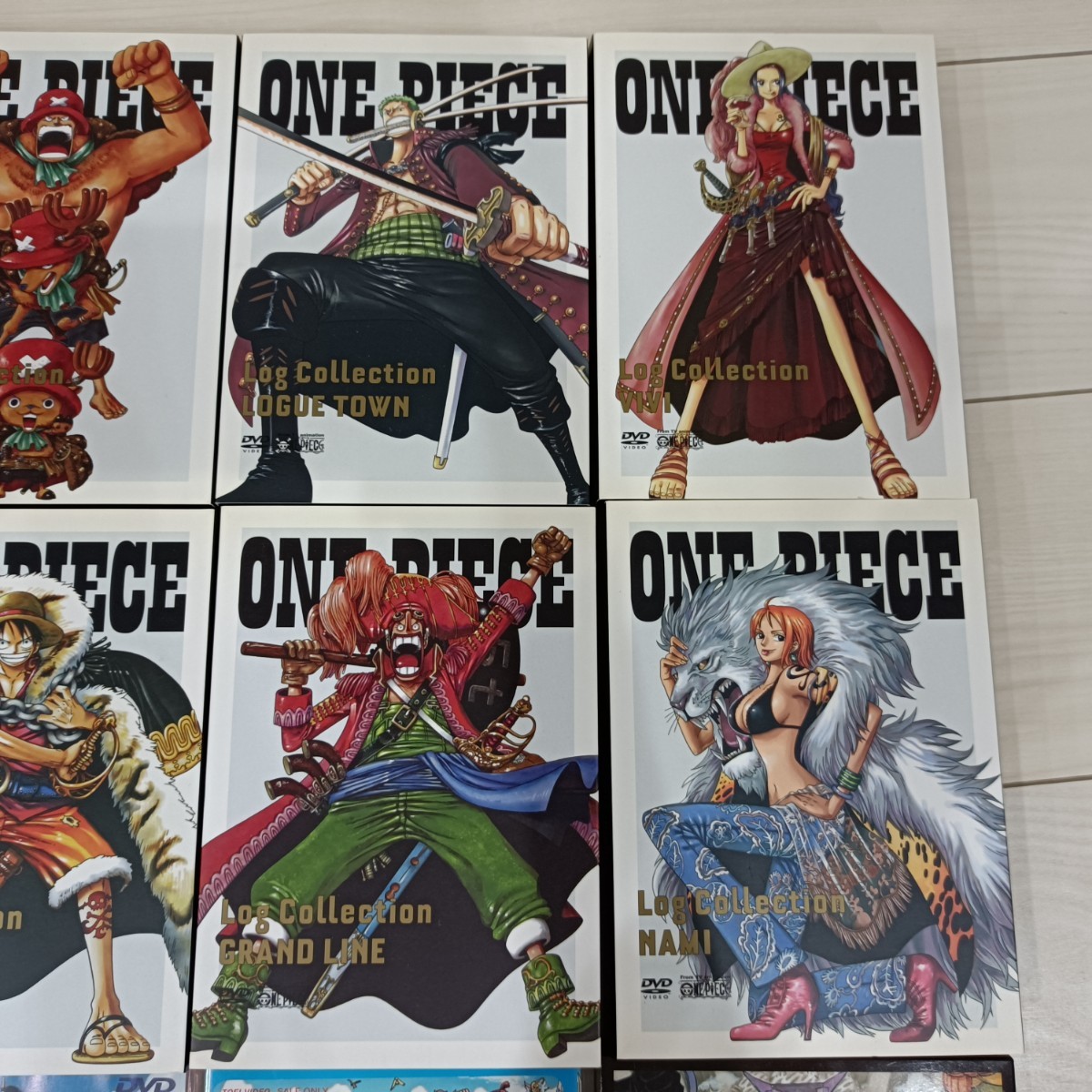 送料無料ワンピース美品DVD12箱セットONEPIECEログコレクション映画 ワンピースログコレクション ワンピースDVD