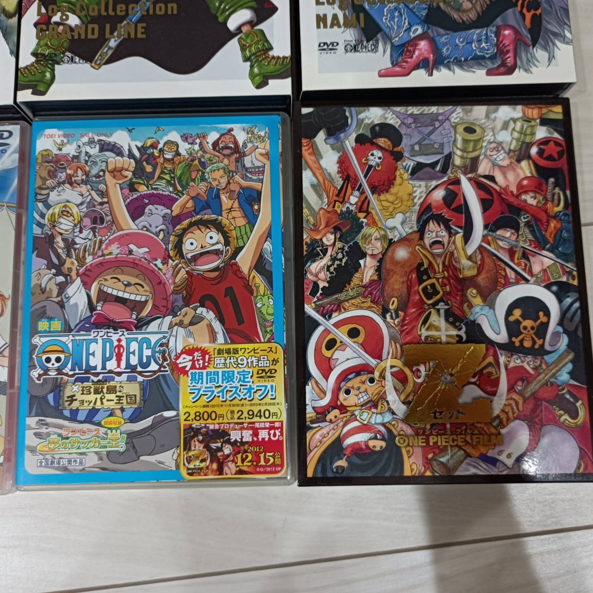 送料無料ワンピース美品DVD12箱セットONEPIECEログコレクション映画 ワンピースログコレクション ワンピースDVD