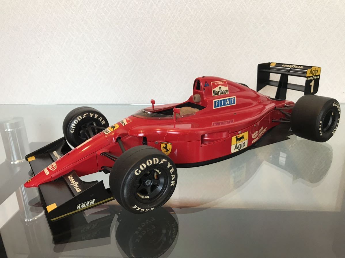 送料無料　1/12 プラモデル完成品　フェラーリ 641/2 F190 フォーミュラカー F1 タミヤ TAMIYA FERRARI FORMULA CAR_画像6