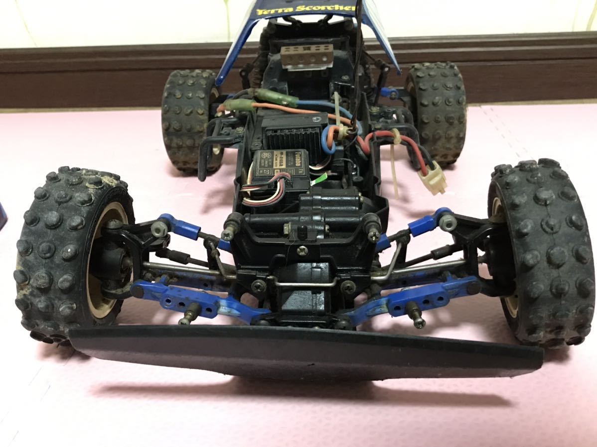 送料無料　1/10 テラ スコーチャー　ラジコン車体　フタバ FP-R102JE タミヤ TAMIYA Terra Scorcher RC FUTABA オフロードカー バギー