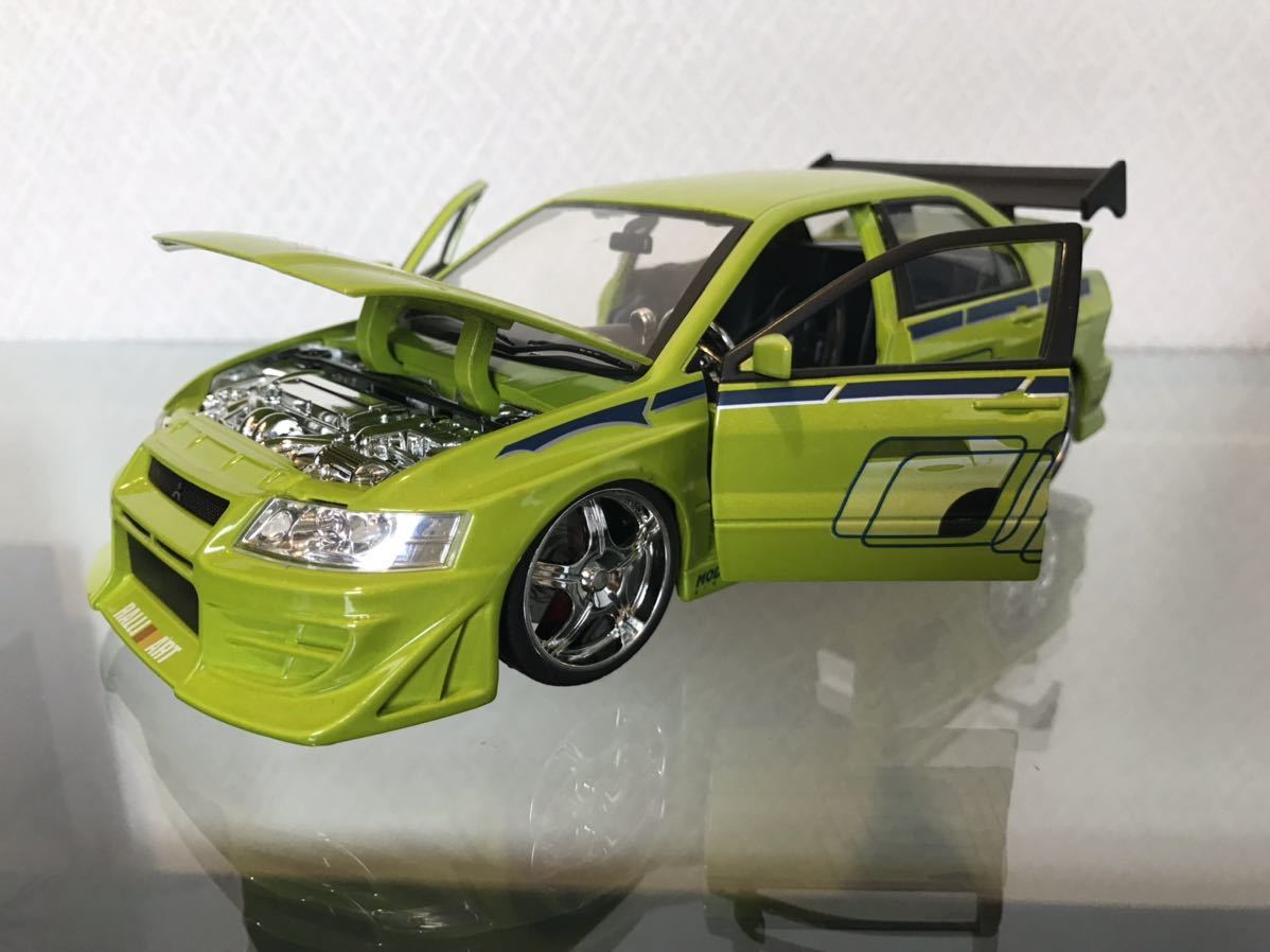 送料無料 1/24 ワイルドスピード ブライアン ミニカーセット