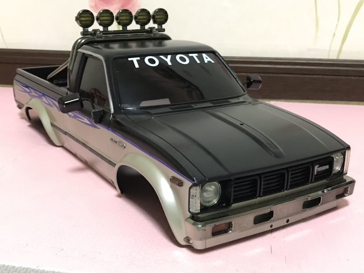 送料無料　1/10 トヨタ　ハイラックス　ラジコンボディ　タミヤ TAMIYA TOYOTA HILAX 4WD RC BODY オフロードカー クロカン