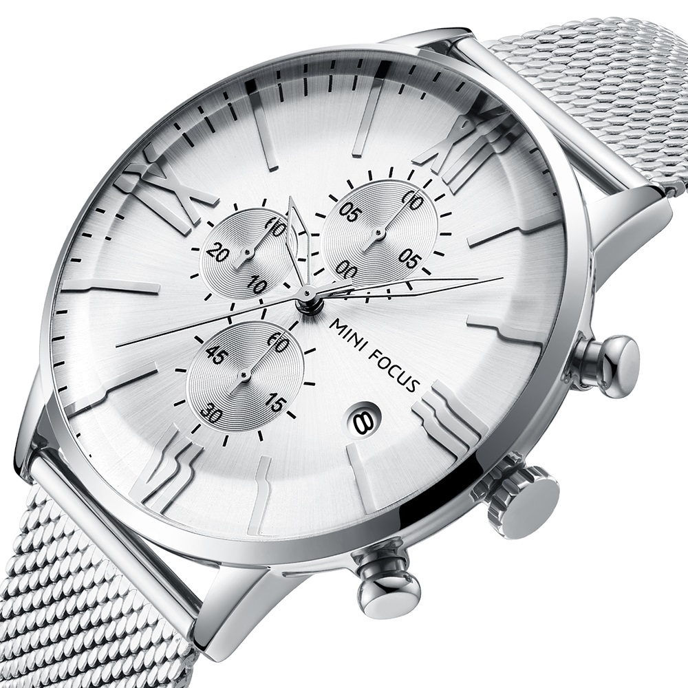新品 新作 腕時計 メンズ腕時計 アナログ クォーツ式 クロノグラフ ビジネスウォッチ 豪華 高級 人気 ルミナス 防水★UTF35-01★_画像1