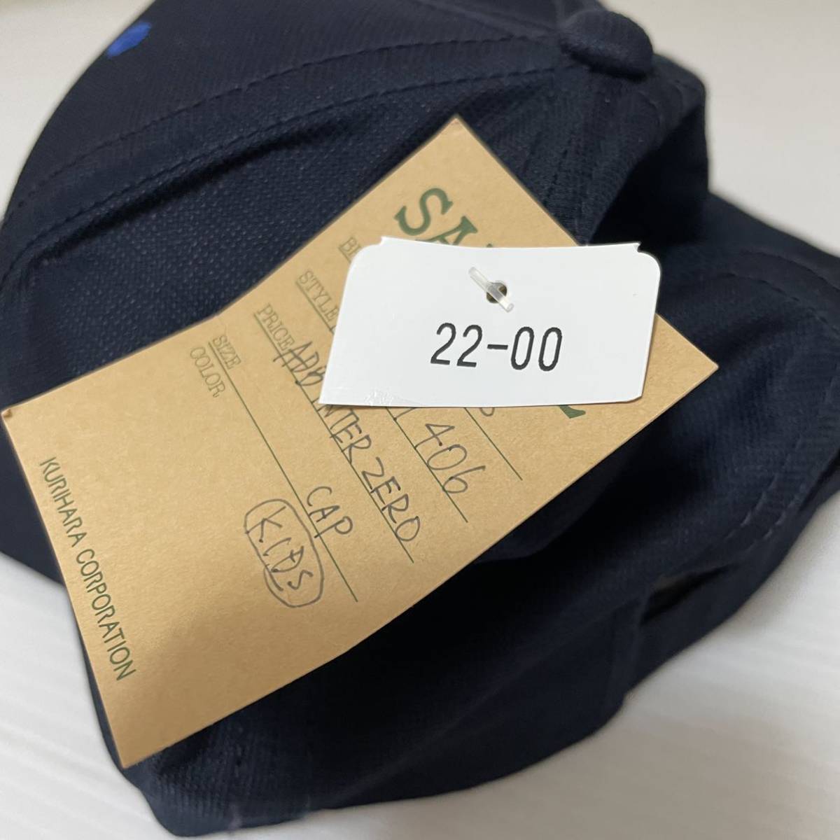  new goods 51816adidas Adidas navy blue blue Logo cap baseball cap Junior Kids sport cap cap hat 