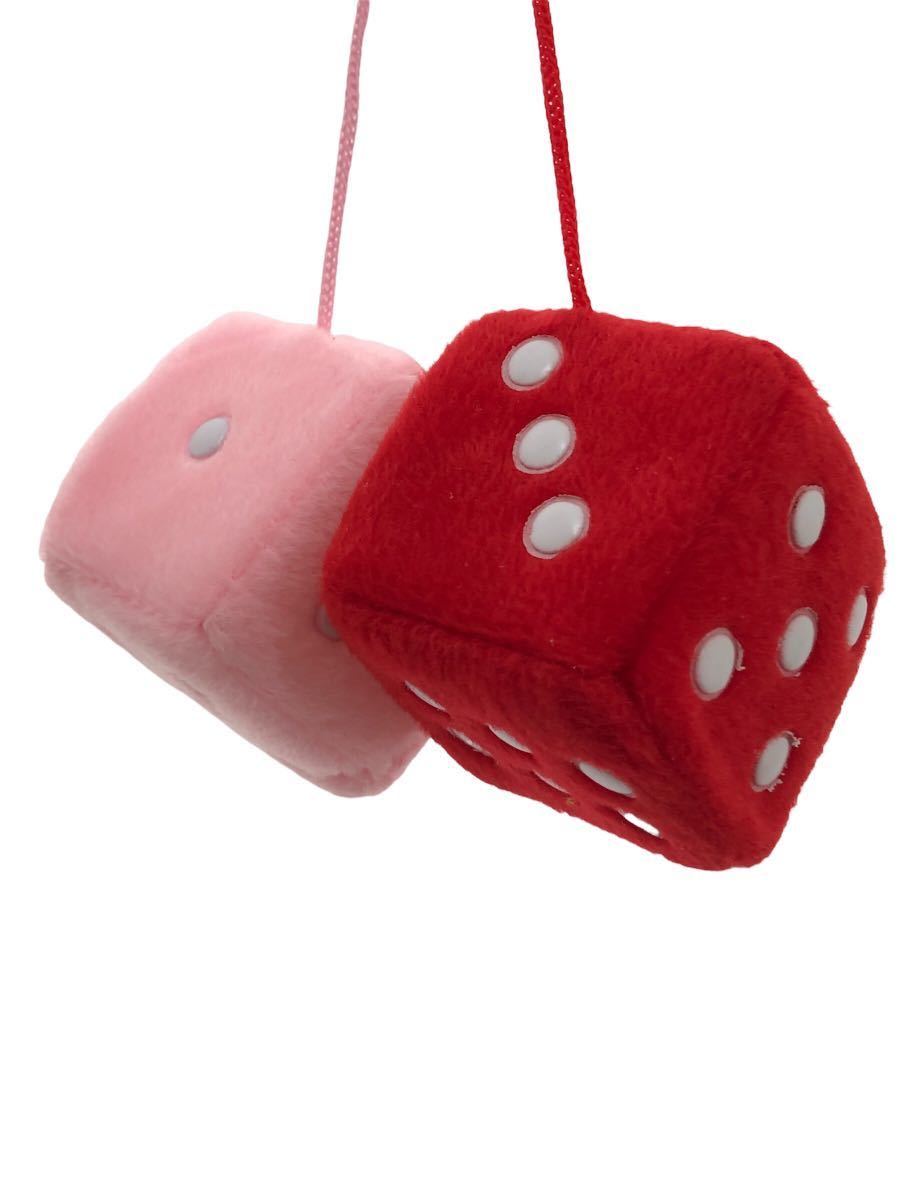  red pink Mini hanging dice rhinoceros koro room mirror car accessory Estima Probox 86 Hiace Noah bB Serena 