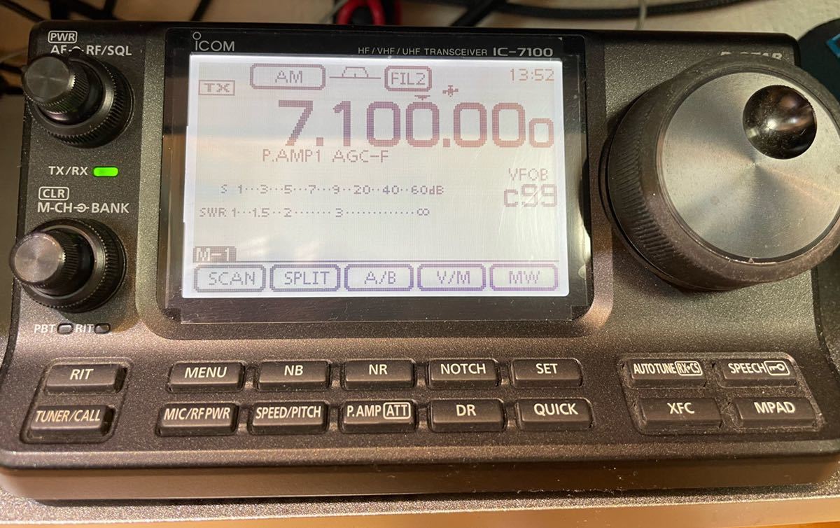 ICOM アイコム IC7100 100W機 中古品です