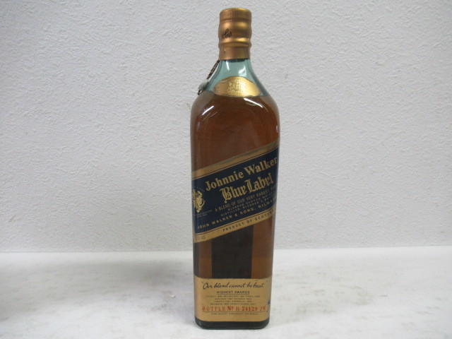 Johnnie Walker Blue Label ジョニーウォーカー ブルーラベル ウイスキー 43度 1000ml 箱付/古酒_画像2