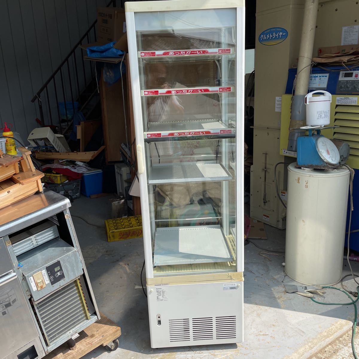  Panasonic business use refrigeration showcase SSR-C281CH3NW 2014 year on 3 step cold temperature switch under from 3 step refrigeration exclusive use total 6 step cold heating 