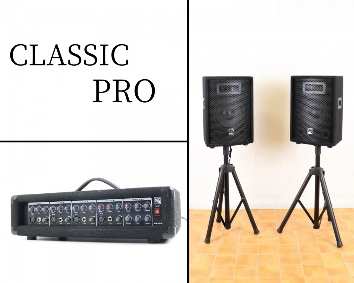 スピーカー音OK/通電OK】 CLASSIC PRO クラシックプロ PA10/4