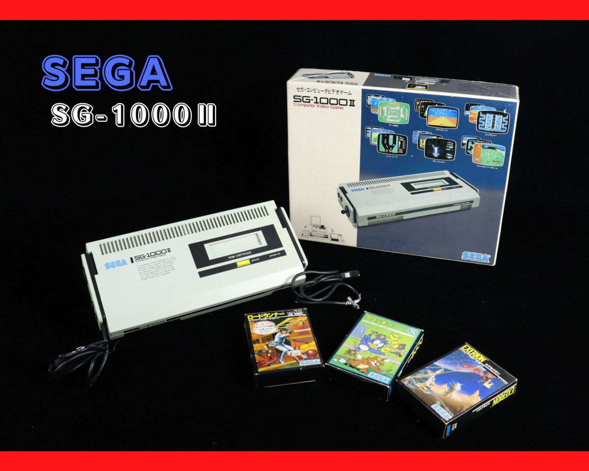 SEGA セガ コンピュータービデオゲーム まとめ SG-1000Ⅱ 本体 箱 説明