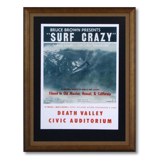 サーフムービーポスター L-12 「SURF CRAZY」 サイズ：29×21.5cm アメリカ雑貨 アメリカン雑貨_画像2