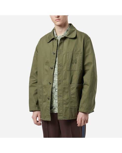 極美品 Mサイズ/D.N. coverall jacket - herringbone needles