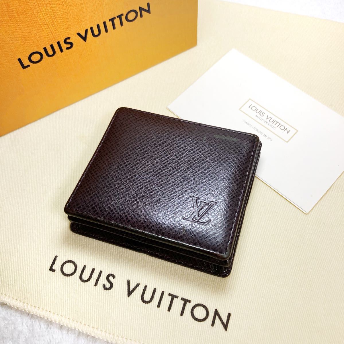 極美品 LOUIS VUITTON ルイヴィトン タイガ コインケース ポルト モネ