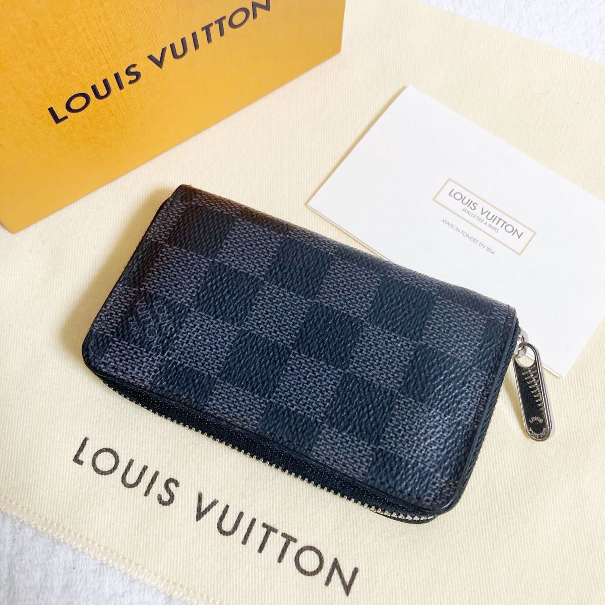 ☆美品【LOUIS VUITTON】ダミエ グラフィット ジッピー コインパース