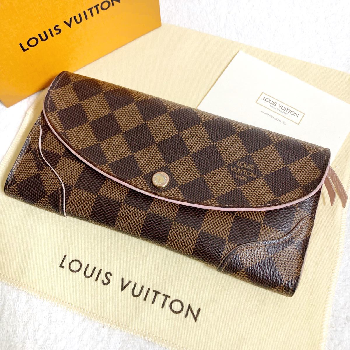 美品 LOUIS VUITTON ルイヴィトン ポルトフォイユ カイサ ダミエ