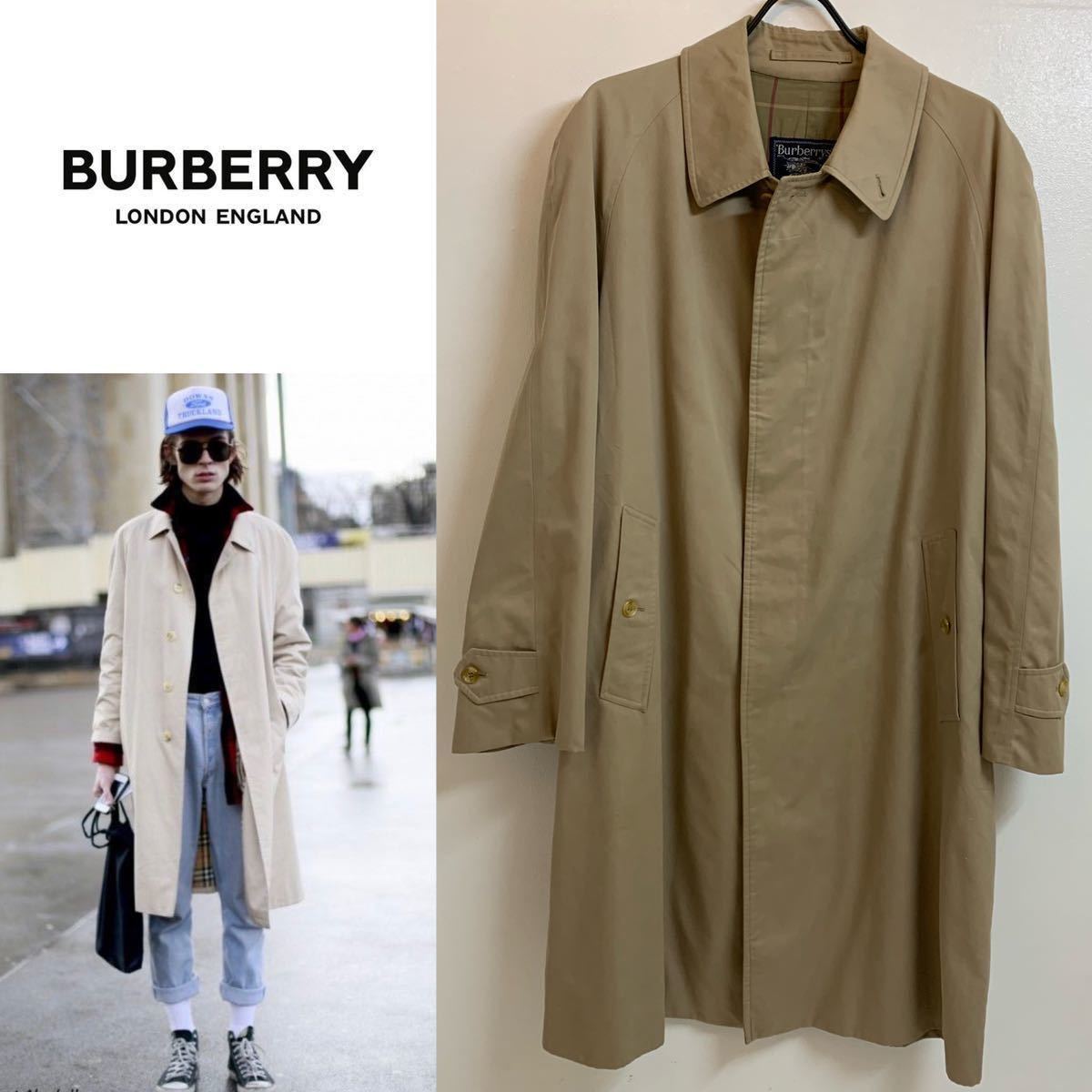 BURBERRYS VINTAGE バーバリー ヴィンテージ 80s MADE IN ENGLAND