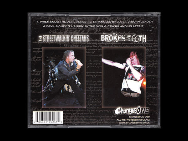 ■CD■THE STREET WALKIN' CHEETAHS / BROKEN TEETH■IN ROCK WE TRUST■輸入盤■_画像2