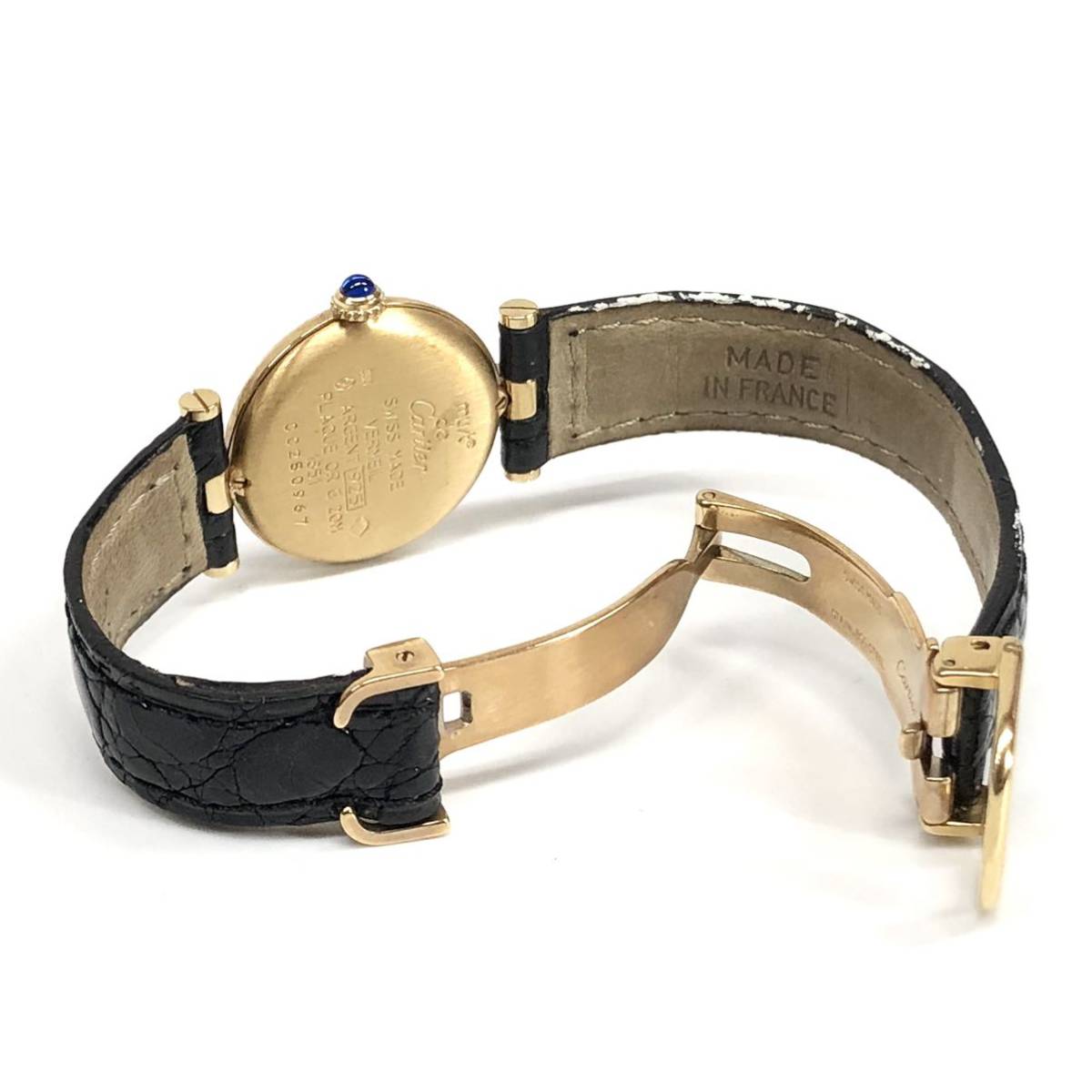 must de Cartier カルティエ VERMEIL ヴェルメイユ 銀無垢 SV925