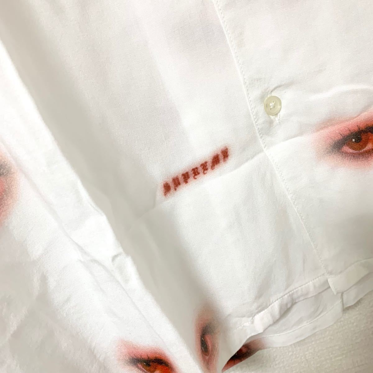 通販の人気商品 Supreme 19AW M ホワイト Shirt S/S Rayon Eyes シャツ