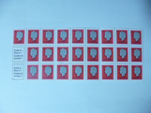カナダ　限定詞1977-83（小冊子とシート切手）14￠　1978-11-13_画像1