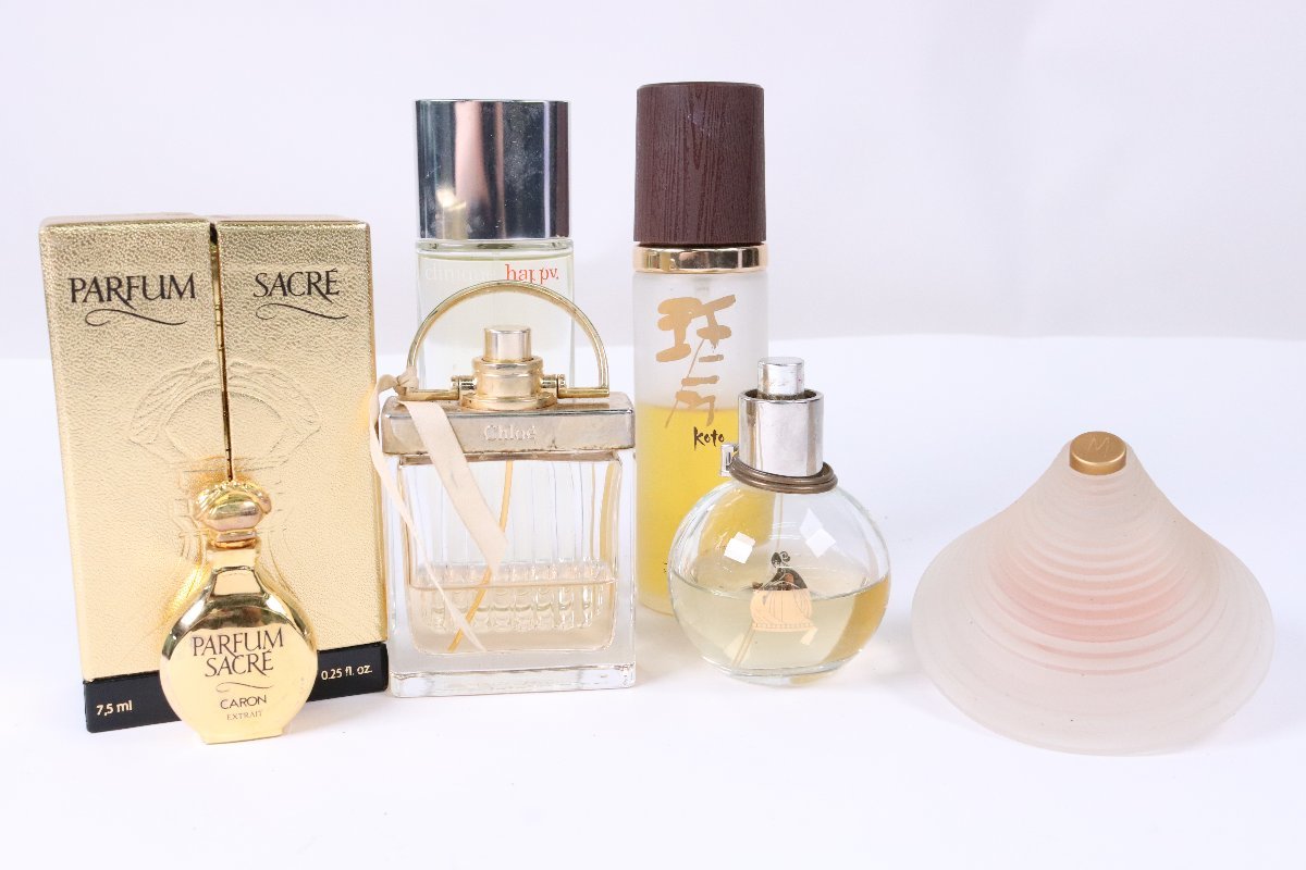 60点】 Chloe クロエ TIFFANY ティファニー VERSACE ヴェルサーチ 等 香水 ミニボトル まとめ売り 5200-B ヴェルサーチ 香水 ミニサイズ