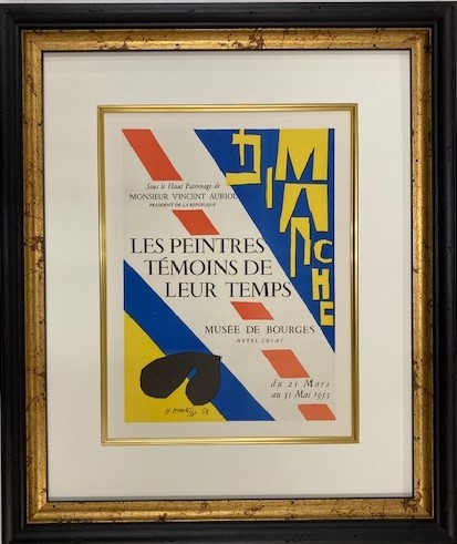 【特価】　 ≪　　アンリ・マティス　　≫ 　　リトグラフ【石版画】 　LES PEINTRES TEMOINS DE LEUR TEMPS　　 1959年 　　HENRI MATISSE_画像1