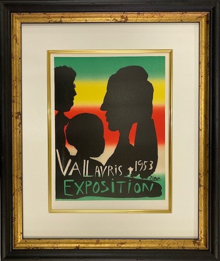 【特価】　≪　　パブロ・ピカソ　　≫　　リトグラフ【石版画】 　 EXPOSITION VALLAURIS 1953 　 1959年　　PABLO　PICASSO