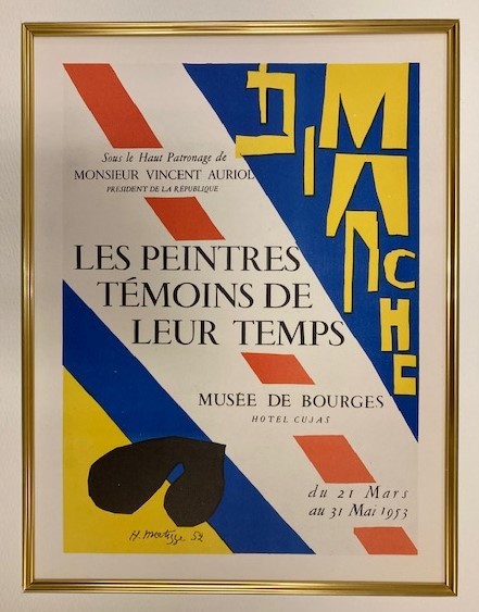 【特価】　 ≪　　アンリ・マティス　　≫ 　　リトグラフ【石版画】 　LES PEINTRES TEMOINS DE LEUR TEMPS　　 1959年 　　HENRI MATISSE_画像2