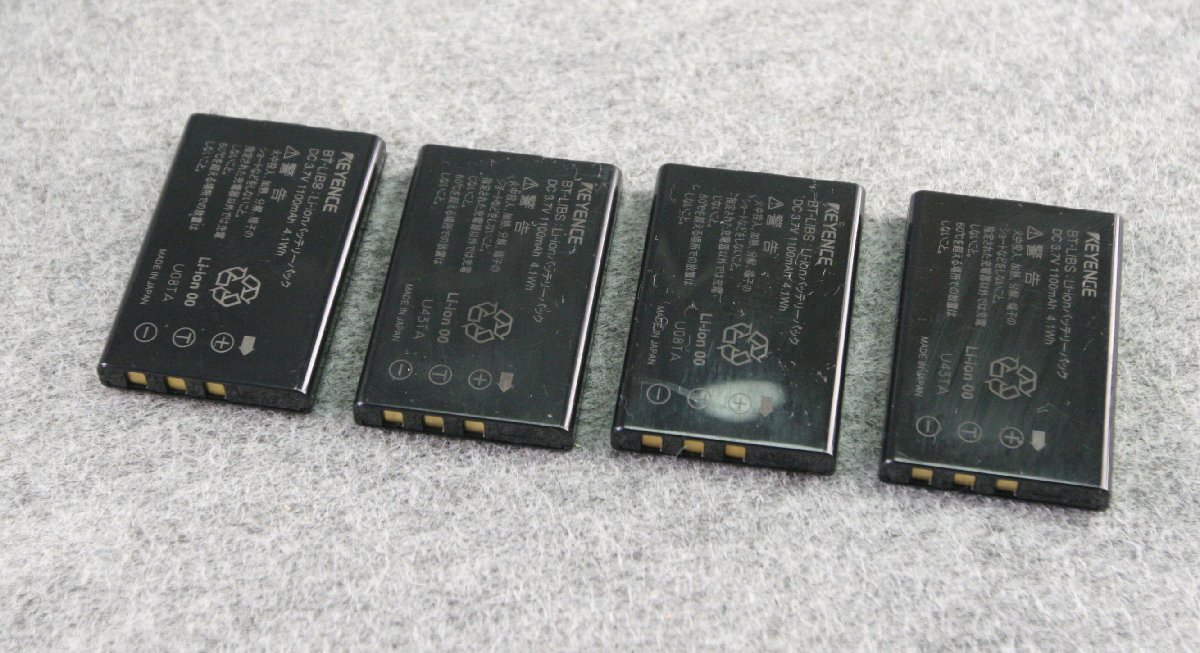 M◆KEYENCE(キーエンス)/ハンディターミナル/BT-600 4台セット/充電器無し/バッテリーパック付き 6