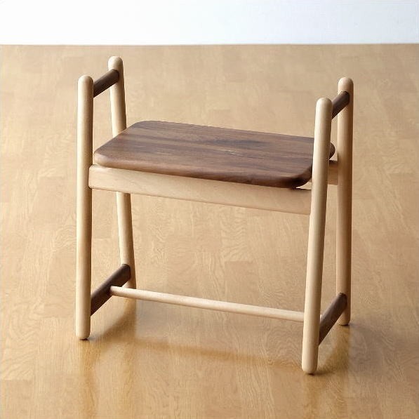 スツール 木製 椅子 おしゃれ 補助椅子 玄関 腰掛け チェア 持ち手 天然木 シンプル コンパクト スリム 省スペース アシスト スツール