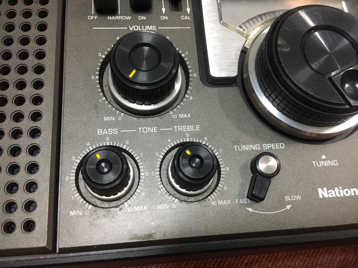 動作品 懐かしのBCLラジオ ナショナルのクーガー2200 アンテナ 動作品 懐かしのBCLラジオ ナショナルのクーガー2200 アンテナ