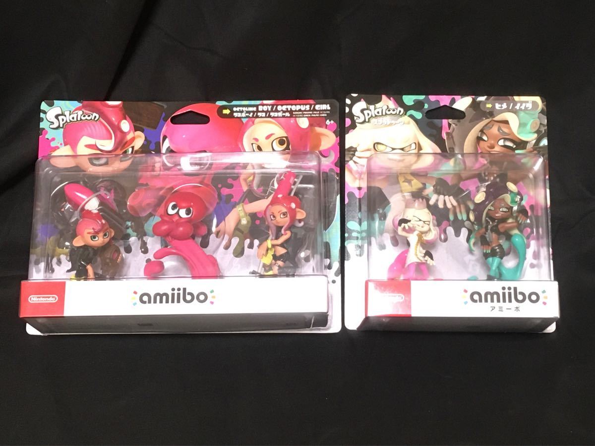 新品未開封 amiibo スプラトゥーン テンタクルズセット トリプルセット