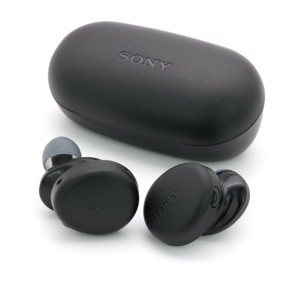 2268/【１円開始】ジャンク品 SONY ソニー WF-XB700 ワイヤレスステレオヘッドセット イヤホン EXTRA BASS IPX4防滴 Bluetooth5.0 ブラック_画像1