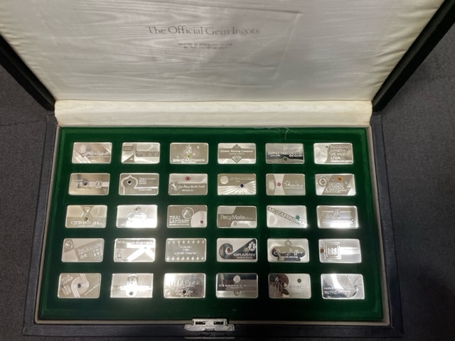 フィギア フランクリン.ミント.プリシジョン.モデルズ Yahoo!オークション - 17473 フランクリンミント 宝石インゴット