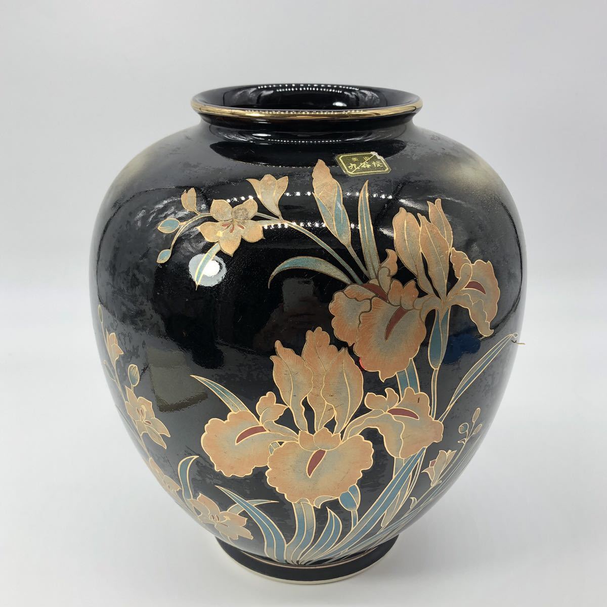 壺 (九谷焼?) 九谷焼 陶器壺