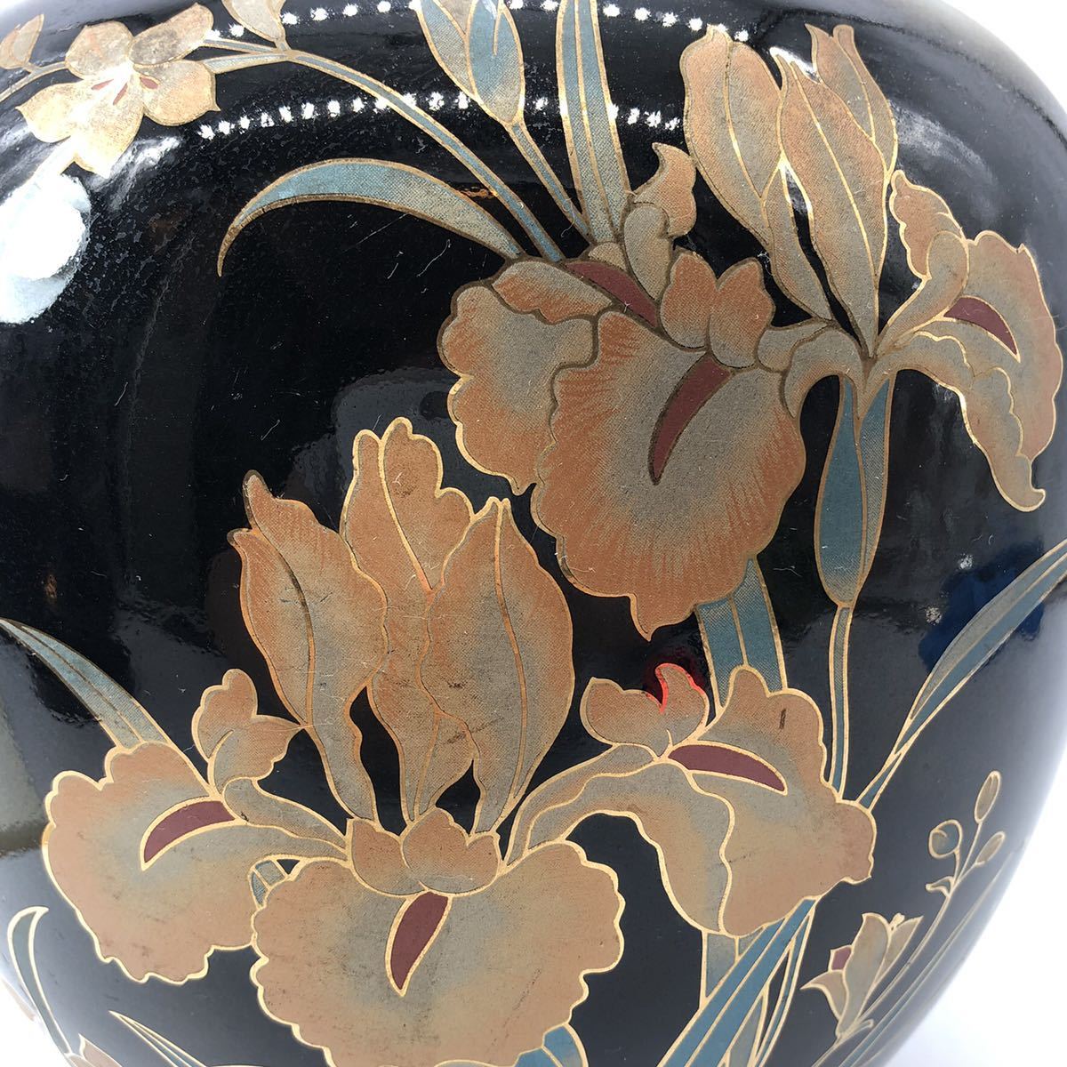  Kutani .. ваза ваза для цветов керамика цветок входить интерьер украшение .TJ