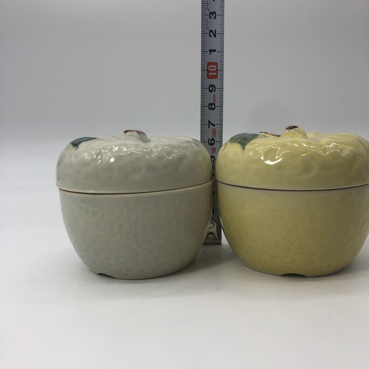 美品　小鉢5個セット　りんご型　小物入れ　薬味鉢など　和食器　食器　陶磁器　P3-20_画像5