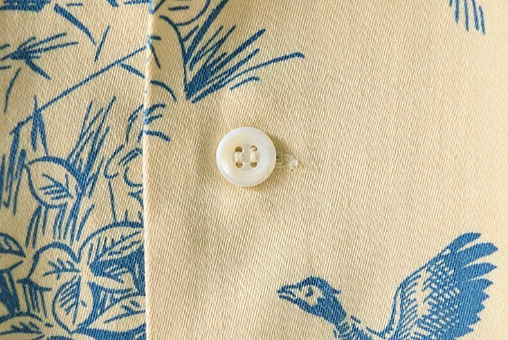 40\'S McGREGORmakrega- кисть регистрация body бирка рука карман Pachi pokeUSA производства kiji общий рисунок Vintage гавайская рубашка [S] *CD1
