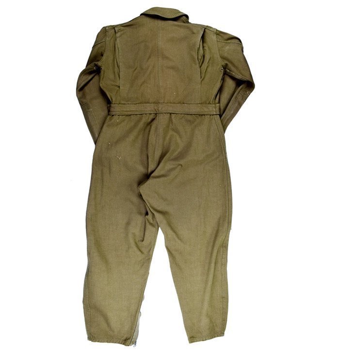 40\'S LEE Lee red tag . body e bell type TALON Zip Vintage all-in-one coverall khaki [M corresponding /38R]*EC1